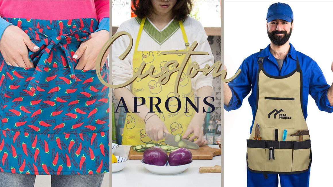 Custom Aprons for Your Business - Waist, Bib and Tool Aprons Available at Impress Athletix Promo