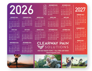 Calendar mats are a great way to dress up your closing.